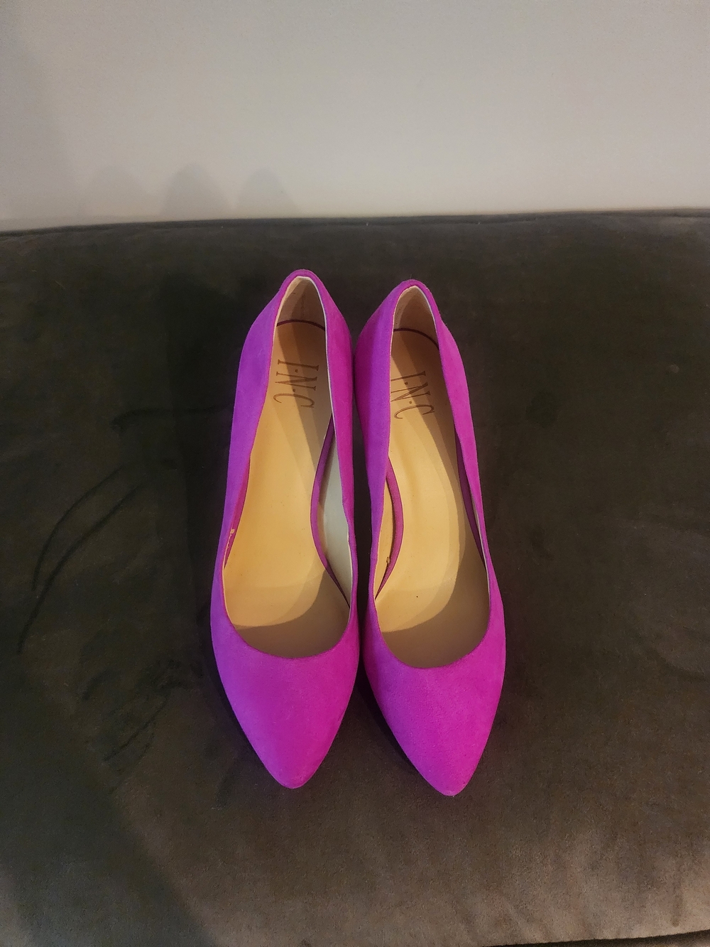 INC International Concepts Magenta Pointed-Toe Pumps